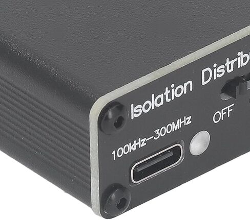 Zunate Active RF Isolation Distributor, 100kHz to 150MHz Signal Splitter with 50 Ohm Impedance for SDR, GPSDO, Clock Sources, and Radio Systems, 600mAh in Kuwait