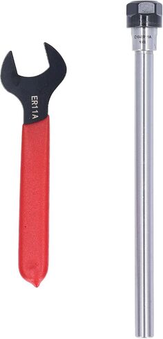 Generic ER11 Collet Chuck Straight Shank Tool Holder CNC Milling Accessories Made of 40Cr Material High Strength Concentricity with 1-7mm Clamping Range for High Acc (#2) in Kuwait
