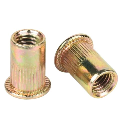 Pull Rivet nut, Flat Head, Vertical Pattern, Small countersunk Head, Ram Screw Cap, Galvanized M6 in Kuwait
