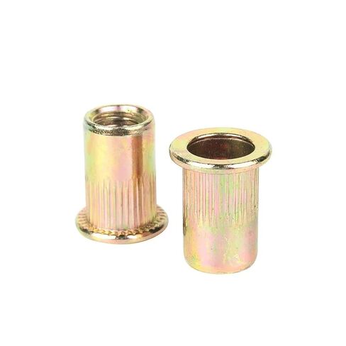 Pull Rivet nut, Flat Head, Vertical Pattern, Small countersunk Head, Ram Screw Cap, Galvanized M6 in Kuwait