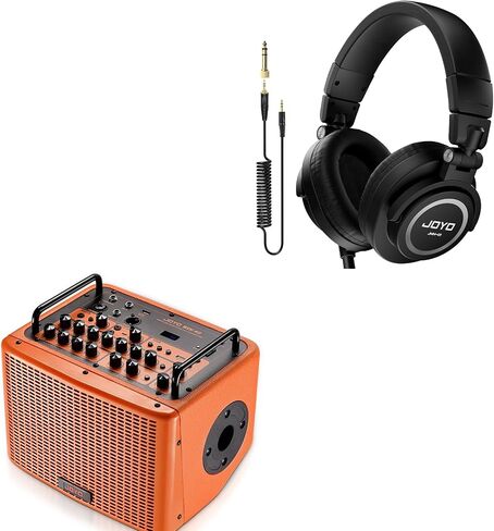 JOYO 40W Acoustic Amplifier BSK-40 Orange Bundle with JOYO Studio Monitor Headphones JMH-01 in Kuwait