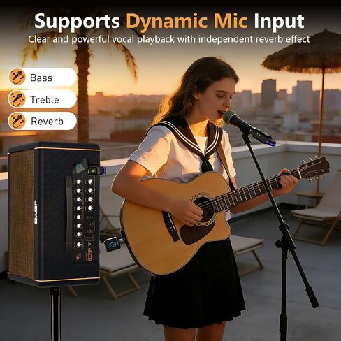 JOYO 40W Guitar Amp for Acoustic Guitar AC-40S Bundle with JOYO Studio Headphones JMH-02 in Kuwait