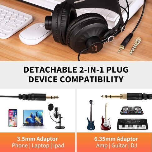 JOYO 40W Guitar Amp for Acoustic Guitar AC-40S Bundle with JOYO Studio Headphones JMH-02 in Kuwait