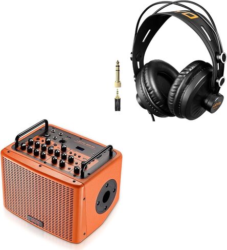 JOYO 40W Acoustic Amplifier BSK-40 Orange Bundle with JOYO Studio Headphones JMH-02 in Kuwait