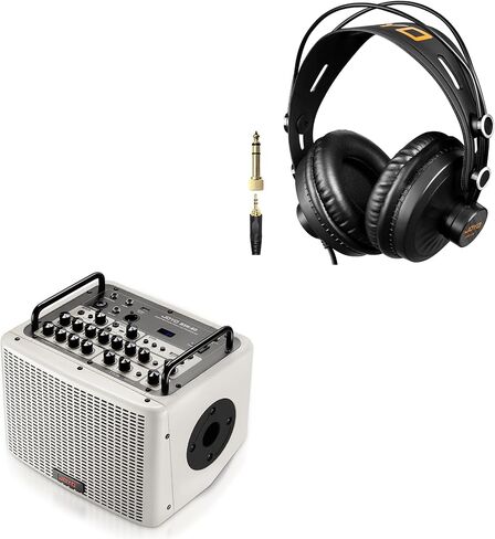 JOYO Guitar Amp (BSK-40 White) Bundle with JOYO Studio Headphones JMH-02 in Kuwait