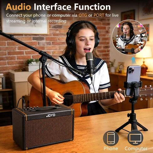 JOYO 20W Guitar Amp AC-20S Bundle with JOYO Studio Headphones JMH-02 in Kuwait