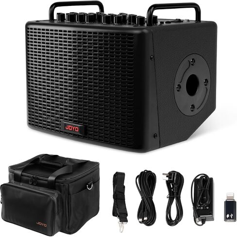 JOYO 40 Watt Acoustic Combo Amplifier BSK-40 Black Bundle with JOYO Studio Headphones JMH-02 in Kuwait