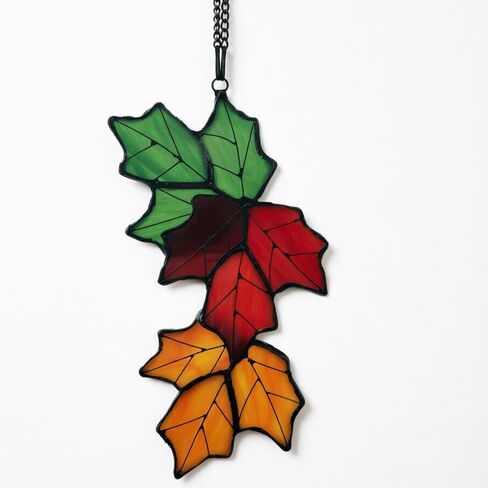 Stained Glass Window Hangings Suncatchers Sunflower, 6 1/2" x 6" in Kuwait
