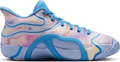 حذاء كرة السلة Nike Tatum 3 Big Kids (أزرق جامعي/عاجي شاحب/لون ملكي/كاميليا) مقاس 6.5 in Kuwait