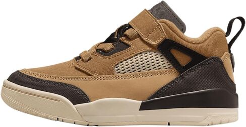 Jordan Spizike Low Little Kids' Shoes (FQ3951-202, Flax/Black/Sanddrift/Baroque Brown) Size 2 in Kuwait