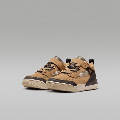 Jordan Spizike Low Little Kids' Shoes (FQ3951-202, Flax/Black/Sanddrift/Baroque Brown) Size 2 in Kuwait