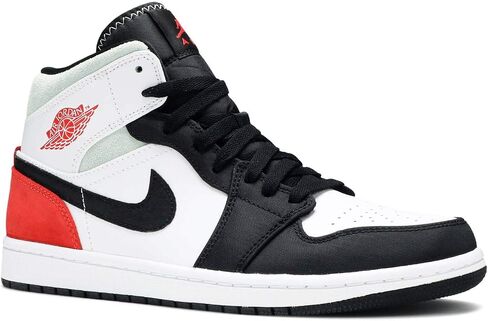 حذاء رياضي Nike Air Jordan 1 متوسط ​​الأصابع من Union Grade School BQ6931-100، أبيض/أسود، 6.5 in Kuwait