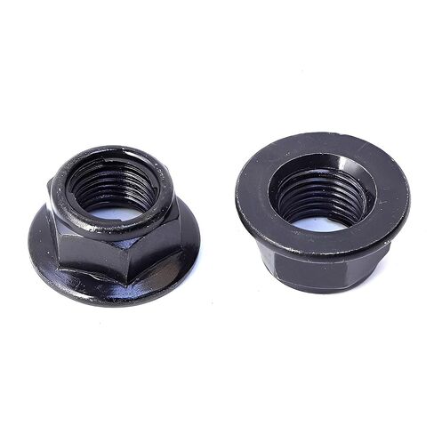 Minho Hex Flange Nuts 103PCS Assortment Kit M5 M6 M8 M10 M12, 1.25mm Serrated in Kuwait