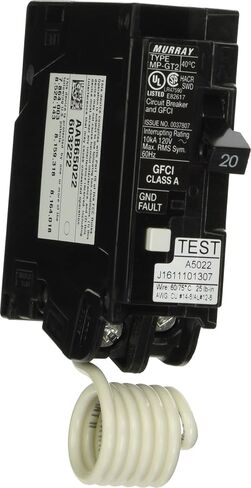 SIEMENS MP120GFA Murray 20-Amp 1 Pole 120-Volt Ground Fault Circuit Interrupter with Self Test & Lockout Feature in Kuwait