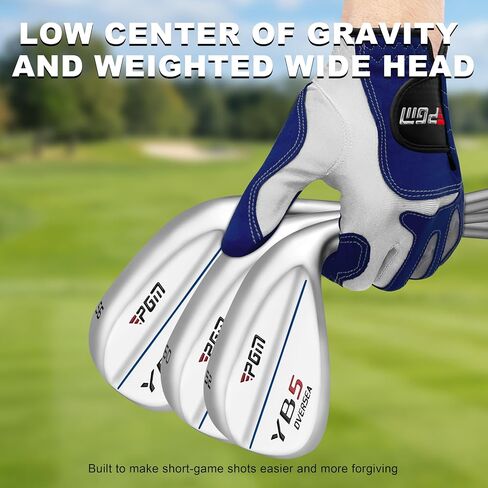 مجموعة PGM 3 Club Wedge للرجال باليد اليمنى مع 52 56 60 درجة و10 قطع من أغطية رأس الجولف لمجموعة نادي الحديد مع علامة in Kuwait