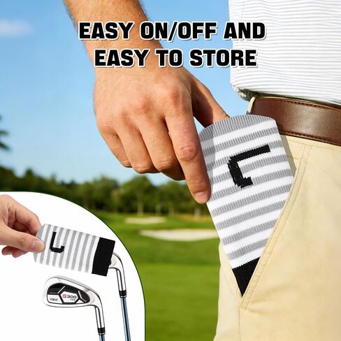مجموعة PGM 3 Club Wedge للرجال باليد اليمنى مع 52 56 60 درجة و10 قطع من أغطية رأس الجولف لمجموعة نادي الحديد مع علامة in Kuwait