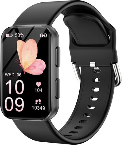 MorePro Health Fitness Tracker for Women Men, 24/7 Heart Rate Blood Pressure & Oxygen Monitoring, Sleep Tracker, 100+ Sport Modes Smart Watch, IP68 Waterproof, 2 Bands, Compatible Android iOS in Kuwait