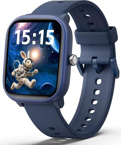 Kids Smart Watch for Boys Girls, Fitness Tracker with Heart Rate Sleep Monitor, 1.83" Touchscreen with 12 Puzzle Games, Waterproof Activity Tracker Pedometer for Android iPhone in Kuwait