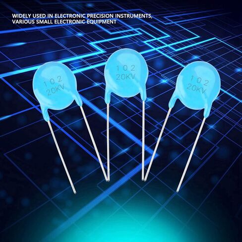 High Voltage Ceramic Capacitor 20Pcs Industrial Electrical Multilayer Monolithic Ceramic Capacitors 20KV 1nF 0.001uF 1000pF for Coupling and Filtering Electronic Accurate Instrumen in Kuwait
