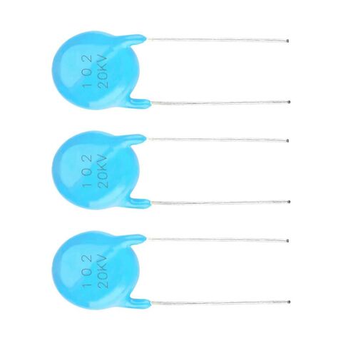 High Voltage Ceramic Capacitor 20Pcs Industrial Electrical Multilayer Monolithic Ceramic Capacitors 20KV 1nF 0.001uF 1000pF for Coupling and Filtering Electronic Accurate Instrumen in Kuwait