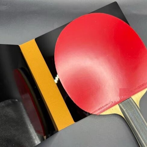 Table Tennis Paddle Protector Clip - Ping Pong Paddle Cover Rubber Protection Case, Hard Acrylic Mirror Anti-Dirt Anti-Oxidation Replaces Protective Film, 16cm for Standard Rackets in Kuwait