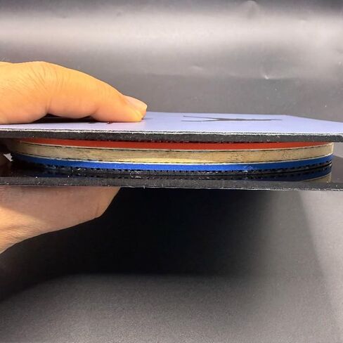 Table Tennis Paddle Protector Clip - Ping Pong Paddle Cover Rubber Protection Case, Hard Acrylic Mirror Anti-Dirt Anti-Oxidation Replaces Protective Film, 16cm for Standard Rackets in Kuwait