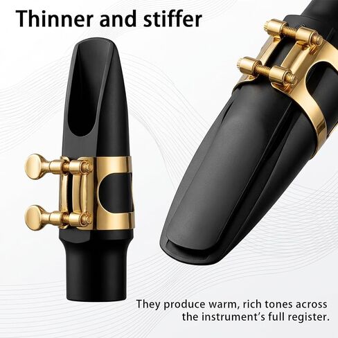 4 Pcs Plastic Clarinet Reeds Strength 2.5 - Resin Bb Clarinet Reeds, ABS Plastic Clarinet Traditional Style Reed, Durable Alternative to Cane Reeds for Beginners, Students & Music Educators in Kuwait