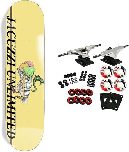 JacuzziUnlimited Skateboard Complete Yanko Venom Treat 8.25" x 32" in Saudi Arabia