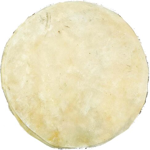 Goat Skin Rawhide Drum Head, Natural Untanned Goatskin, 34 Inch, for Djembe, Doumbek, Bodhran in Kuwait
