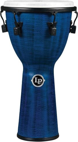 Latin Percussion LP727B Lug Tuned Djembe 12.5" Synthetic Shell, Synthetic Head, Blue in Kuwait