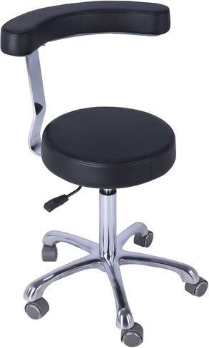 Adjustable Ergonomic Dental Stool with Back Support Doctor Chair Rolling Dentist Chair for Hygienists Assistants and Medical Professionals (01) in Kuwait