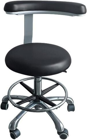 Dental Assistant Stool - 360-Degree Rotation, Adjustable Height, Design for Dental Clinics in Kuwait