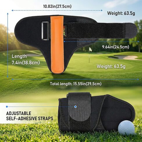 Golf Wrist Brace & Golf Swing Trainer Aid - Ambidextrous Hinge Training Support with Medical-Grade Splint, Post-Injury Recovery & Swing Correction for Men Women in Kuwait