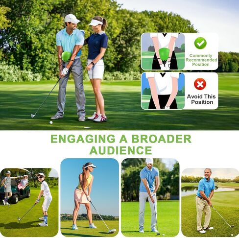 The Connector Golf Training Aid, Golf Swing Trainer for Posture Correction Practice, Golf Swing Training Aid, Golf Training Aids Helps Train Proper Swing Mechanics, Arm Structure in Kuwait