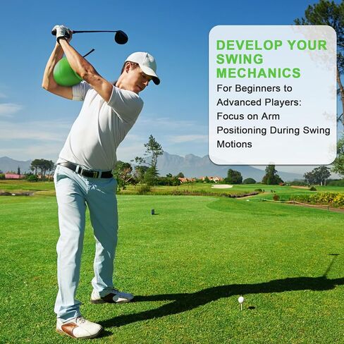 The Connector Golf Training Aid, Golf Swing Trainer for Posture Correction Practice, Golf Swing Training Aid, Golf Training Aids Helps Train Proper Swing Mechanics, Arm Structure in Kuwait
