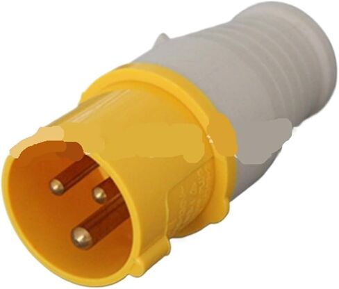 Industrial Waterproof Plug Yellow 110V/16A/3 core/IP44 SF-013-4 in Kuwait