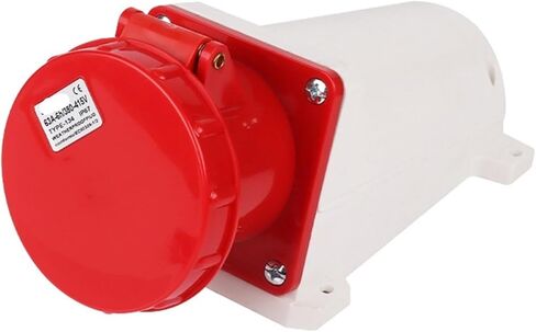 Industrial Exposed Three-Phase Four-Wire Socket 4-Hole 63A Aviation Plug Waterproof IP44 ZQ-134 in Kuwait