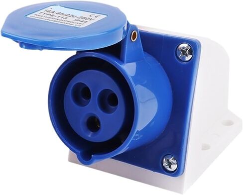 مقبس صناعي مكشوف 3 ثقوب 16A 3X16A قابس طيران مقاوم للماء IP44 ZQ-113 (3 Core 16a -113 صلب) in Kuwait