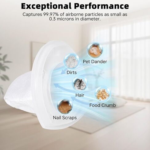 Replacement Filter for Black & Decker Power Tools VF110 Dustbuster Cordless Vacuum CHV1410L,CHV9610, CHV1210, CHV1410, CHV1410B, CHV1510, BDH2000L, 4 Pack, Includes a Cleaning Brush in Kuwait