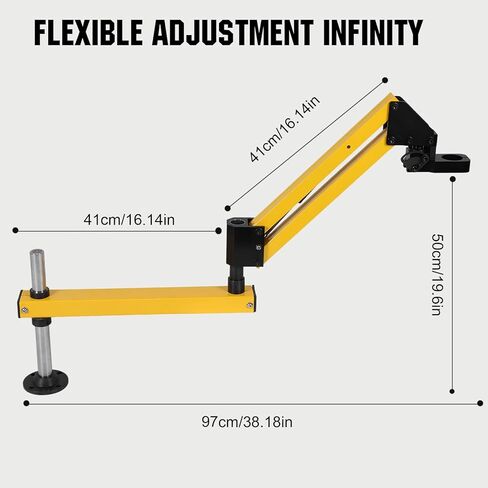 Pneumatic Tapping Machine Arm Aluminum Alloy Vertical Pneumatic Drill Rocker Arm High Strength Handheld Hardware Tool in Kuwait