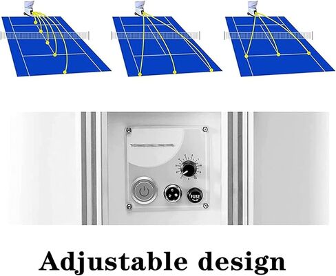 Automatic Tennis Launcher, Portable Tennis Ball Machine with Mobile APP Control(Speed, Frequency, Angle, Rotation, Etc.)/Holds 150 Balls(Does Not Contain), for Tennis Players in Kuwait
