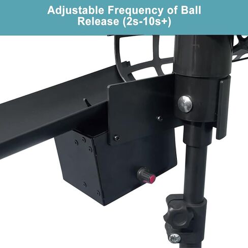 Electric Tennis Ball Tosser, Tennis Toss Machine, Adjustable Angle, Can Hold Around 30 Balls,for Multi-Ball Practice, Beginners, Coaches in Kuwait