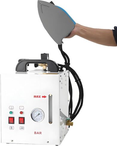 2400W Professional Iron Station,Industrial Stainless Steel Clothes Iron Steamer,Handheld Steam Boiler with Pressure Gauge in Kuwait