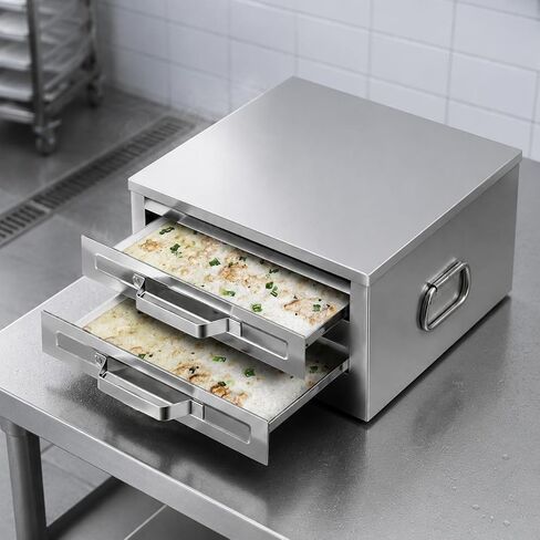 Double Layer Rice Noodle Machine Stainless Steel Electric Rice Noodle Steamer Fast Heating Commercial Steamed Roll Former for Breakfast Shop Owners in Kuwait