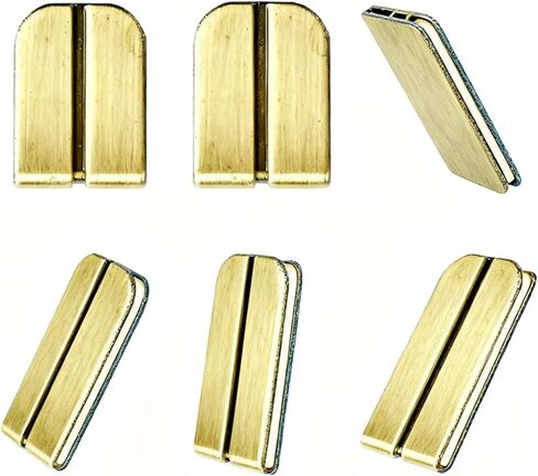 6 PCS Antique Iron Cord Ends Book Corner Protectors | Vintage Clip Edge Protectors, For Notebook, Album, Photo File, Decorative Protection in Kuwait