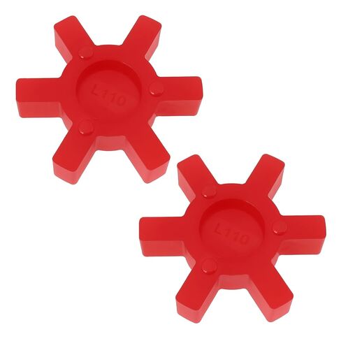 The Lord of the Tools 2pcs L110 Urethane Jaw Coupling Insert Spider Center Insert Compatible with Lovejoy Style L-Jaw Couplings Red (83x45x18mm) in Kuwait