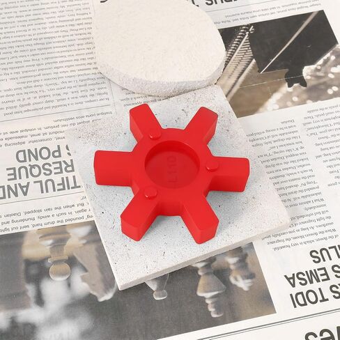 The Lord of the Tools 2pcs L110 Urethane Jaw Coupling Insert Spider Center Insert Compatible with Lovejoy Style L-Jaw Couplings Red (83x45x18mm) in Kuwait