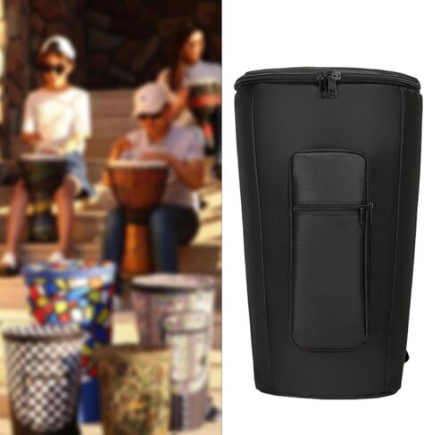 حقيبة DYNWAVE Djembe Drum، حقيبة حمل من قماش أكسفورد مقاس 10 بوصة مع بطانة داخلية، وأشرطة كتف قابلة للتعديل لنقل الطبل الأفريقي in Kuwait