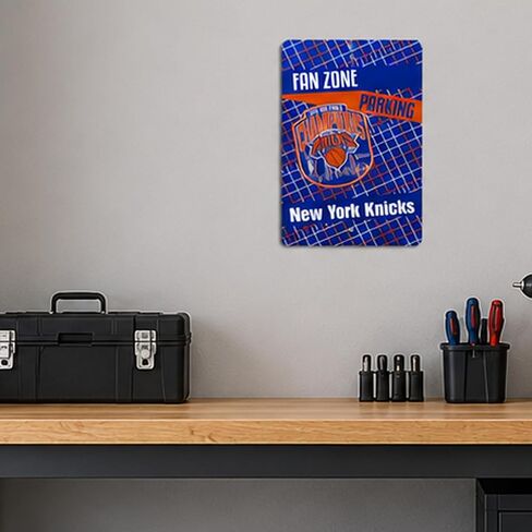 FANMATS NBA - New York Knicks NBA Finals Champions Flat Parking Sign | Team Color | 18"x11.5" | Metal in Kuwait
