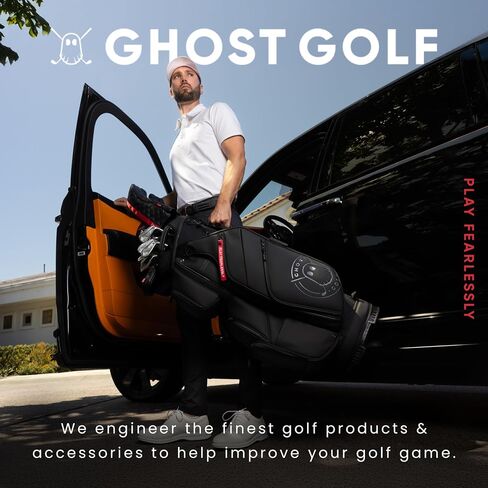 Ghost Golf Accessories 4 Pack Bundle - Golf Accessories Gift Set with Ball Markers, Divot Tool, Magnetic Golf Club Brush & Magnetic Towel in Kuwait